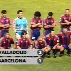 Ronaldo marcó en Zorrilla de blaugrana, pero perdió 3-1