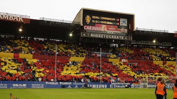 El estadio de La Romareda.