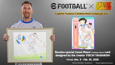 eFootball se transforma en ‘Campeones’: Leo Messi es Oliver y Luis Suárez Mark Lenders