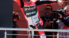 Davies, en el podio de MotorLand.