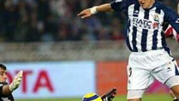 <b>EN RACHA.</B> Darko Kovacevic ha marcado en los dos últimos partidos de la Real.