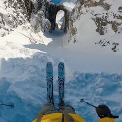 Esquí en King’s Gate, “el canal más terrorífico del mundo”