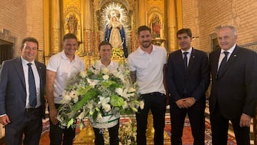 El Betis homenajea a Rogelio Sosa en Coria del Río