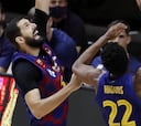 Susto en el Barça: Mirotic se lesiona ante el Baskonia
