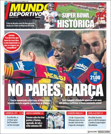 "Varane vale por dos"... las portadas deportivas de hoy