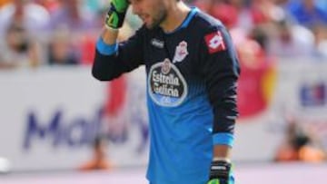 El portero argentino del Deportivo, Germán Lux.