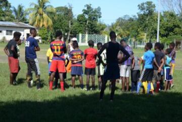 El fútbol como medio para salir de la pobreza infantil en Honduras