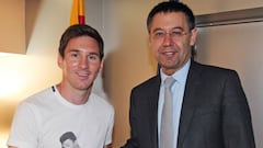 Xavi: "Sería un error histórico que Messi no renovara"