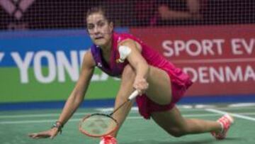 La campeona del mundo de bádminton Carolina Marín