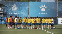 El Espanyol, en el primer entrenamiento de la temporada.