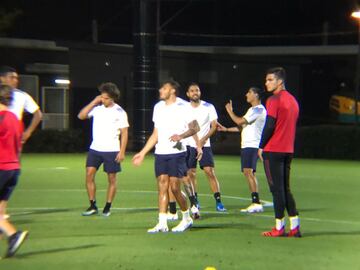 El entrenamiento del 'Tri' olímpico en Tokio