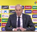 Zidane: "Me molesto por el esfuerzo que hicieron los chicos"