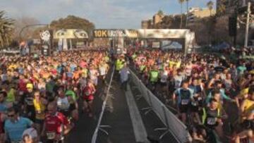 Un momento de los 10 Kilómetros Divina Pastora de Valencia.