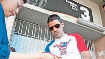 <b>¿DESPEDIDA?. </b>Villa juega esta noche en Mestalla el que, de no solucionarse los problemas económicos, puede ser su último partido como ché.