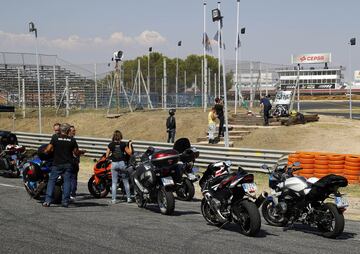 Homenaje a Ángel Nieto en el Circuito del Jarama en Madrid