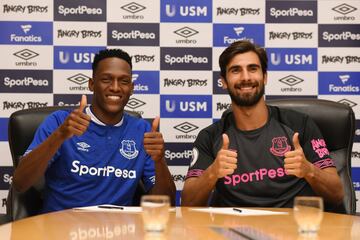 Yerry Mina se convirtió en el sexto fichaje más costoso de jugadores colombianos. El Everton lo fichó por 32 millones de euros