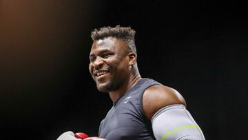 El expeleador de la UFC Francis Ngannou.