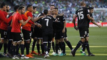 Alegría sevillista.