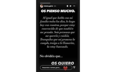 Tamara Gorro reaparece tras su marcha de Espa?a
