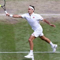 Federer va a 100 en Wimbledon