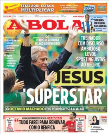 Portadas de la prensa deportiva