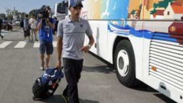 Alberto Contador pone rumbo a Niza despu&eacute;s de la &uacute;ltima etapa de C&oacute;rcega.