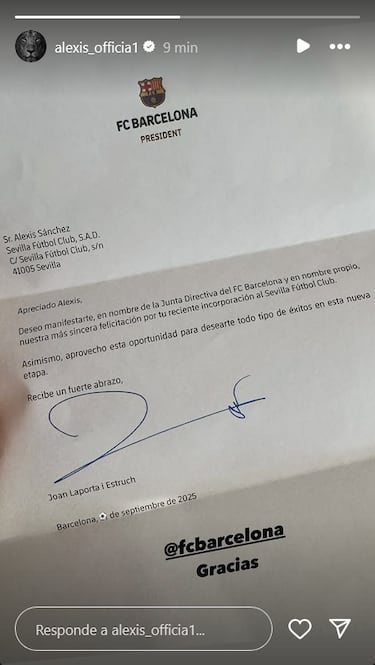 El Barcelona no olvida a Alexis