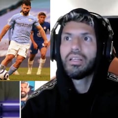 La 'burla' de Ibai a Agüero por el panenka fallado en pleno directo: no pudo aguantar la risa