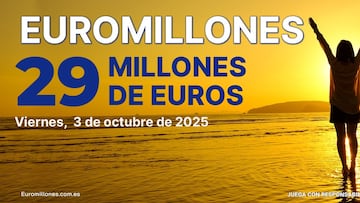 Euromillones: comprobar los resultados del sorteo de hoy, viernes 3 de octubre