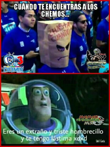 Los memes calientan el Cruz Azul vs América