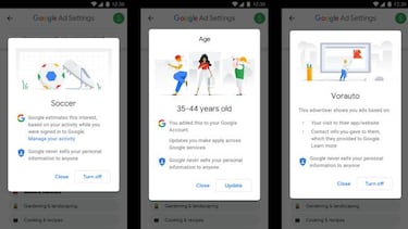Reduce el control que Google tiene sobre ti a través de sus anuncios
