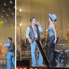 Ángela Aguilar y Nodal comparten escenario, tras confirmar relación: “Eres mi novio, Christian”