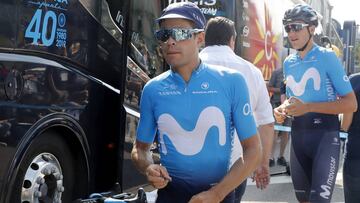 Mikel Landa y Marc Soler, antes de la s&eacute;ptima etapa del Tour de Francia 2019.