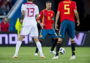 0-1. Sergio Ramos en el primer gol de Boutaib.