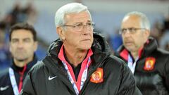 Marcello Lippi, durante su etapa como seleccionador de China.