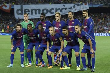 Equipo del Barcelona.