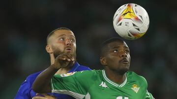 Carvalho, ante el Getafe.