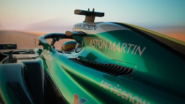 Maaden, en el Aston Martin.