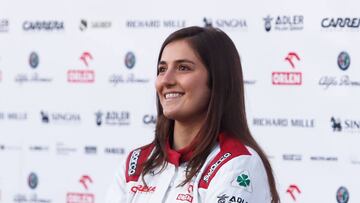 Tatiana Calder&oacute;n seguir&aacute; en 2020 como piloto de pruebas y embajadora de Alfa Romeo Racing.