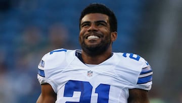 Zeke Elliott puede sonre&iacute;r con motivo tras la suspensi&oacute;n de su sanci&oacute;n y puede jugar todo el a&ntilde;o con los Dallas Cowboys.