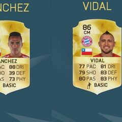 Alexis Sánchez y Arturo Vidal, entre los 50 mejores del FIFA 16