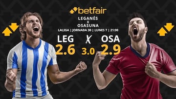 CD Leganés vs. CA Osasuna: horario, dónde ver, pronósticos y clasificación