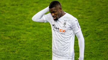 Gladbach's Thuram fined month's wages over red card for spitting