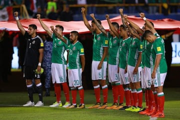 El homenaje que rindió la Selección a las víctimas del sismo