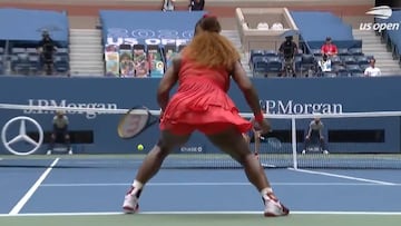 ¡Qué hiciste Serena! La jugada que no se le ha visto a Nadal, Djokovic ni Federer...