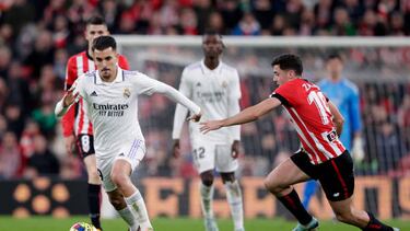 Ceballos, en el encuentro ante el Athletic.