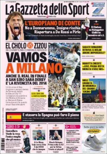 Portadas de la prensa mundial