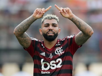 El caso de Gabigol es especial pues los 36 goles los convirtió en 47 partidos con Flamengo.