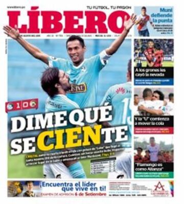 Portadas de la prensa deportiva