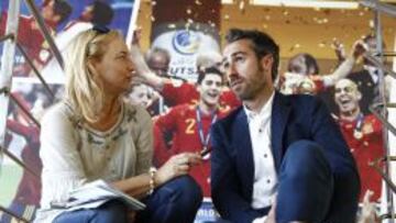 Jorge Vilda atiende a AS en la Ciudad del F&uacute;tbol de Las Rozas.